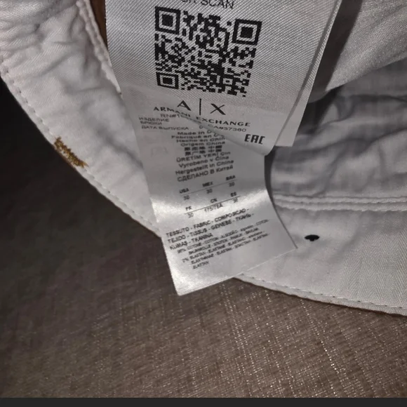 Armani Exchange Tan Chinos
